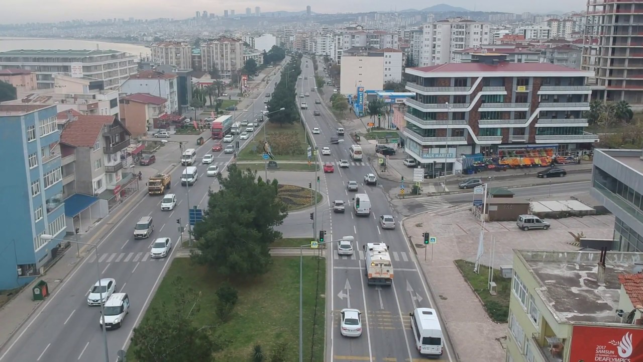 Samsun Atakum İlçesi Körfez Mahallesi Manzara Çekimi