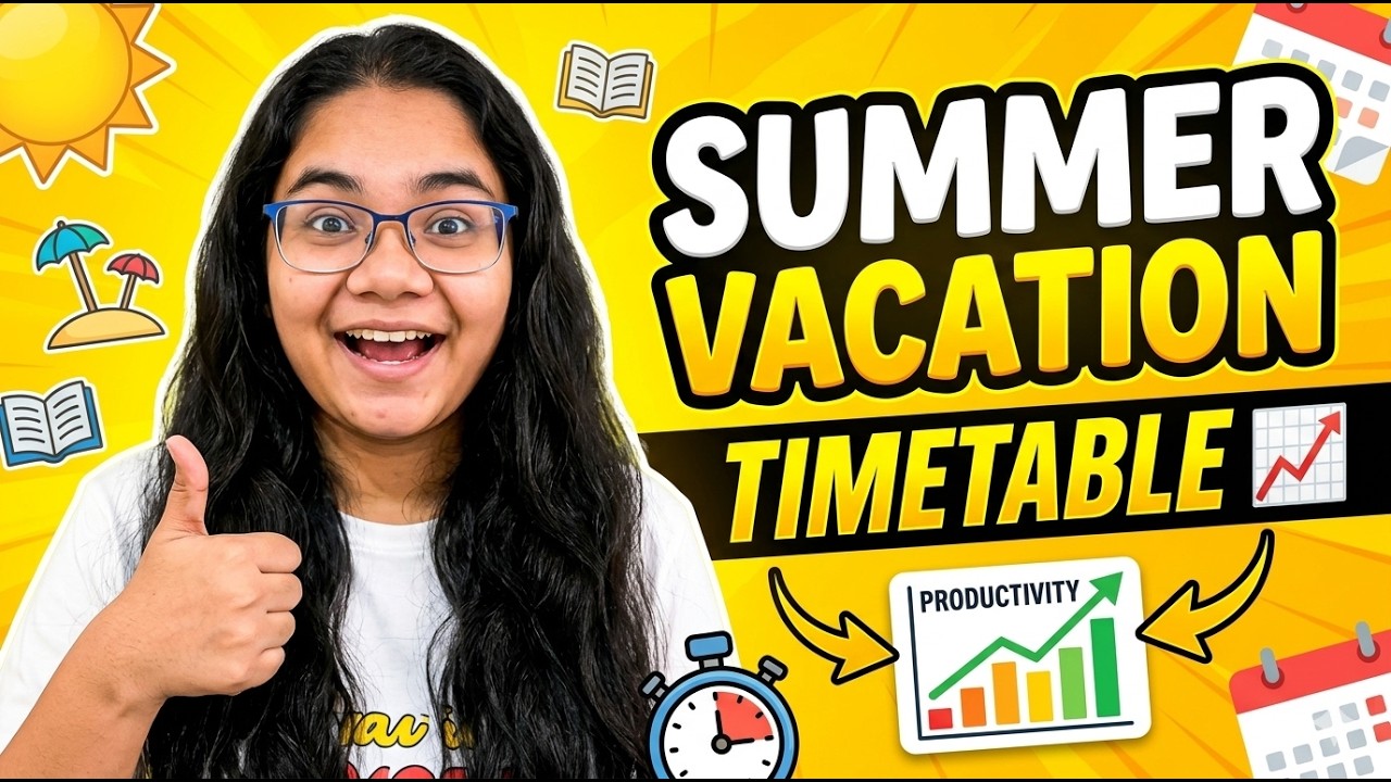 Summer Vacation Plan & Timetable for Students | Best Summer Holiday Routine 2026