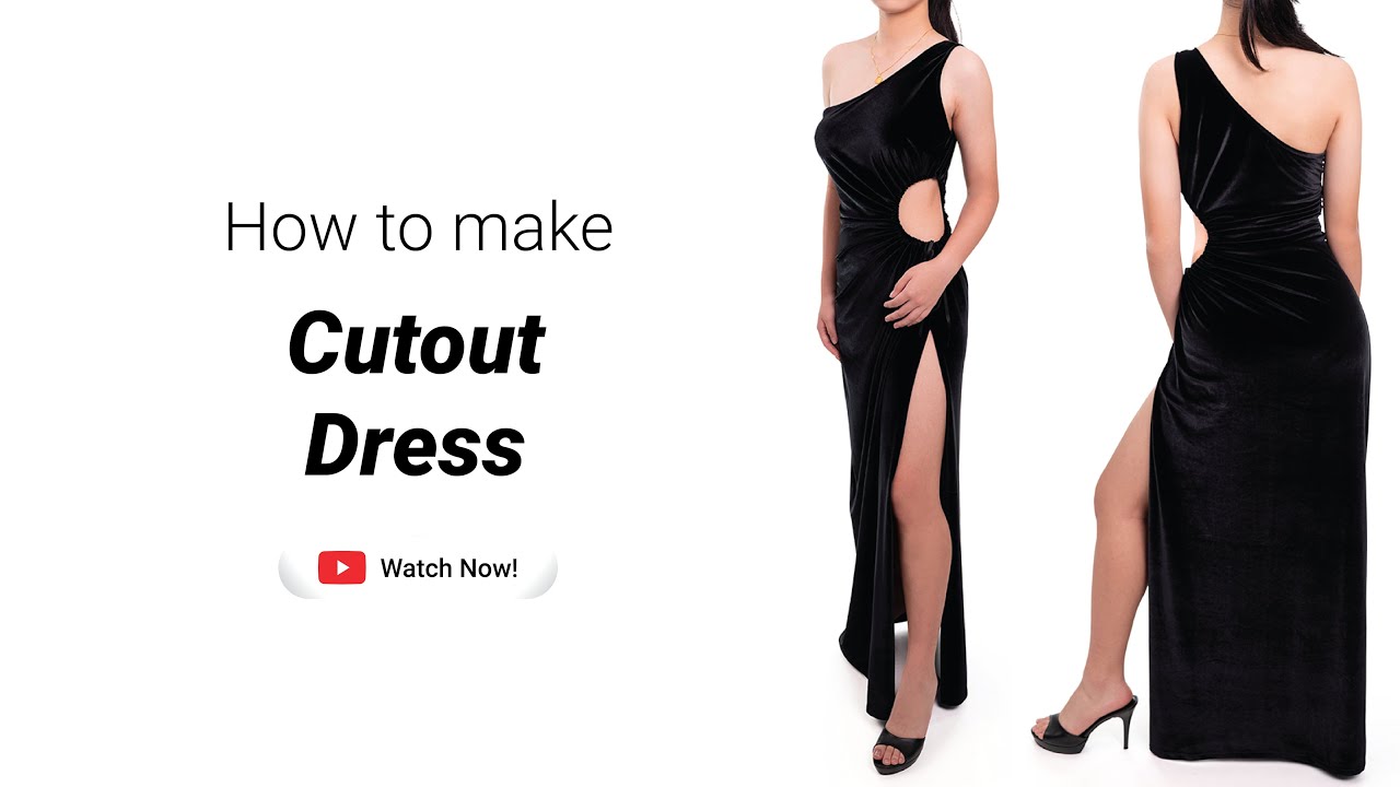 Cutout Dress: Easy Sewing Tutorial for a Stylish Look - Free Sewing Pattern (#2204)