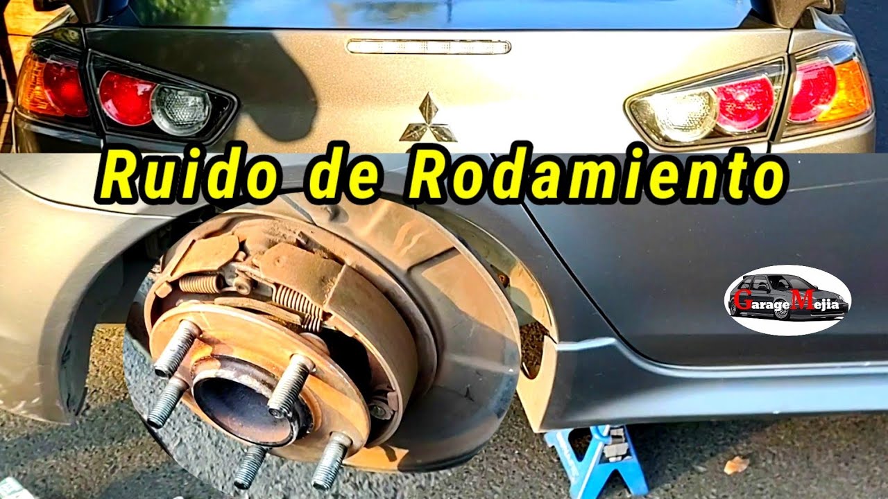 Ruido en llanta trasera, Como cambiarlo? cambio de bufa Mitsubishi Lancer 2017