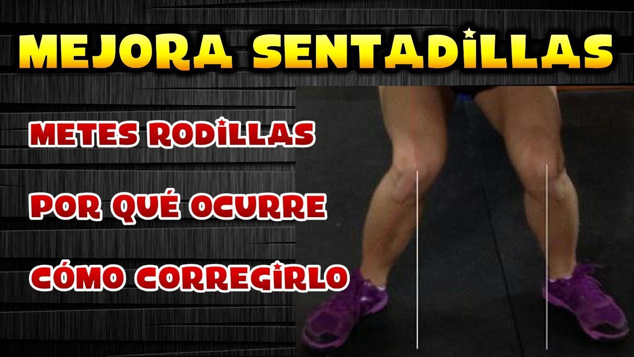 ¿Metes las rodillas? Corrígelo y mejora sentadillas (1/4) | Tip entrenamiento #35