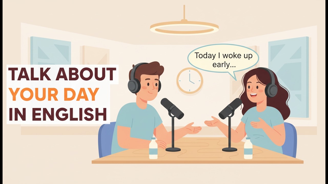 English in Daily Life – Talk About Your Day | Easy English Podcast for Beginners