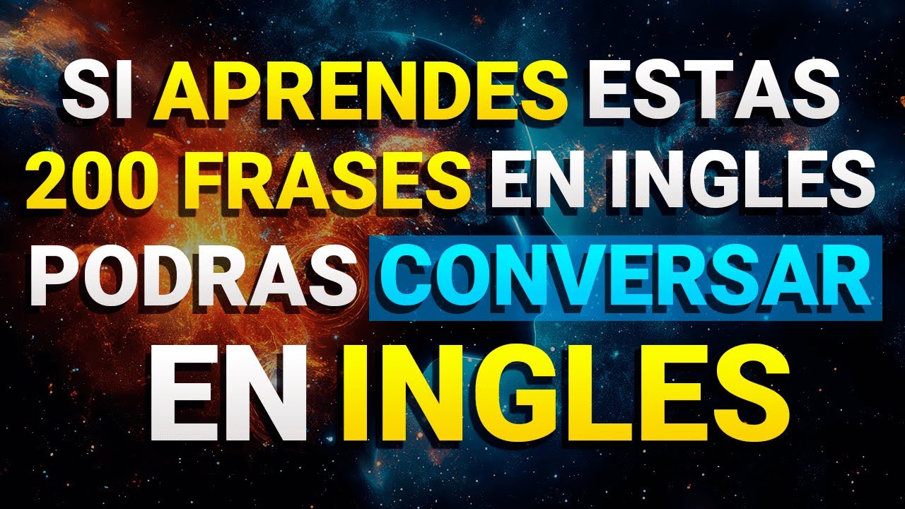 🚀😱 APRENDE ESTAS FRASES Y PODRAS DOMINAR EL INGLES MUY RAPIDO Y FACIL ✅ APRENDE INGLES RAPIDO 🧠