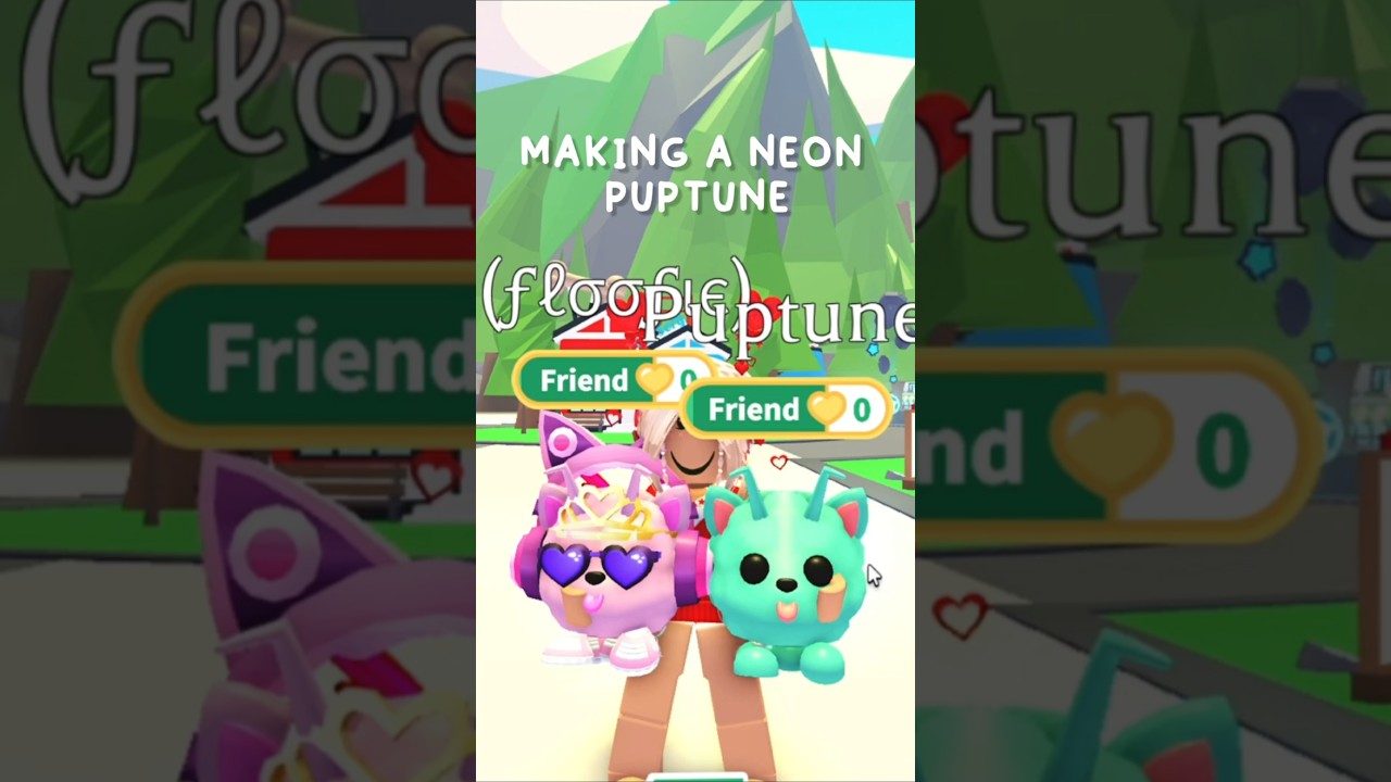making a neon puptune | khushihehe