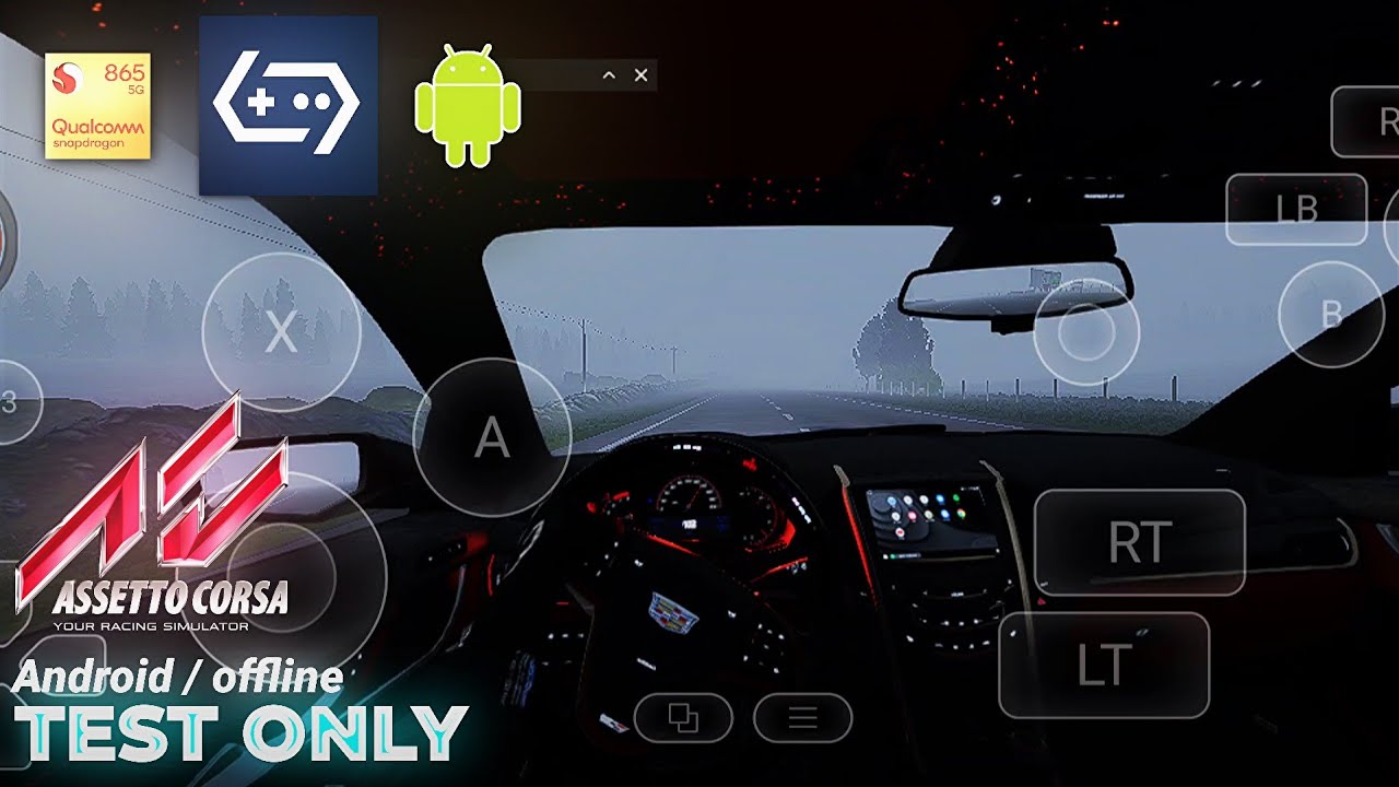 Assetto Corsa (with content manager) | Gamehub Lite 5.3.5 | Snapdragon 865