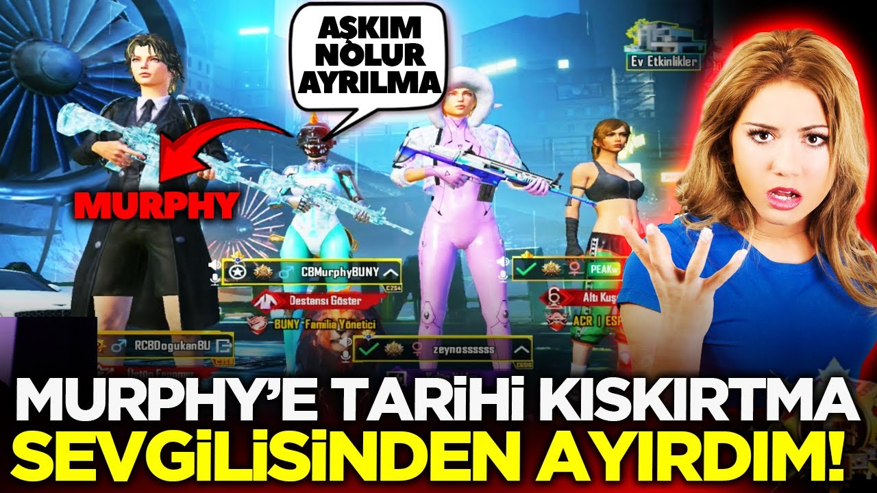 MURPHY KORKUSUNDAN AĞLADI! DEV KIŞKIRTMA, SEVGİLİSİNDEN AYIRDIM İKİSİNİ DE KIŞKIRTTIM !/ PUBG MOBİLE