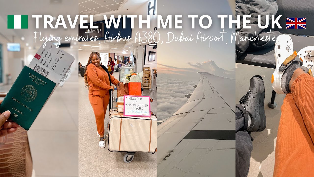 MY FLIGHT TO THE UK | RELOCATING, FLYING EMIRATES, DUBAI AIRPORT, ARRIVING MANCHESTER