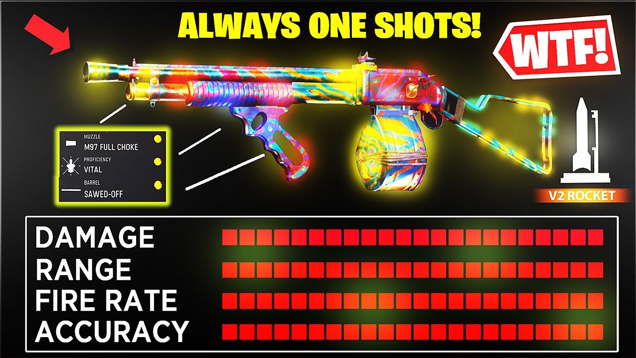 100% 1 SHOTS! 🔥 NEW COMBAT SHOTGUN CLASS is BROKEN on VANGUARD (Best Combat Shotgun Class Loadout)