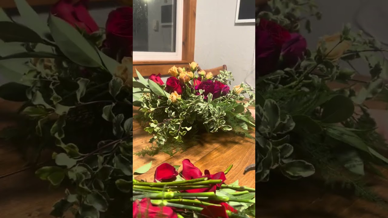 Making a centerpiece 