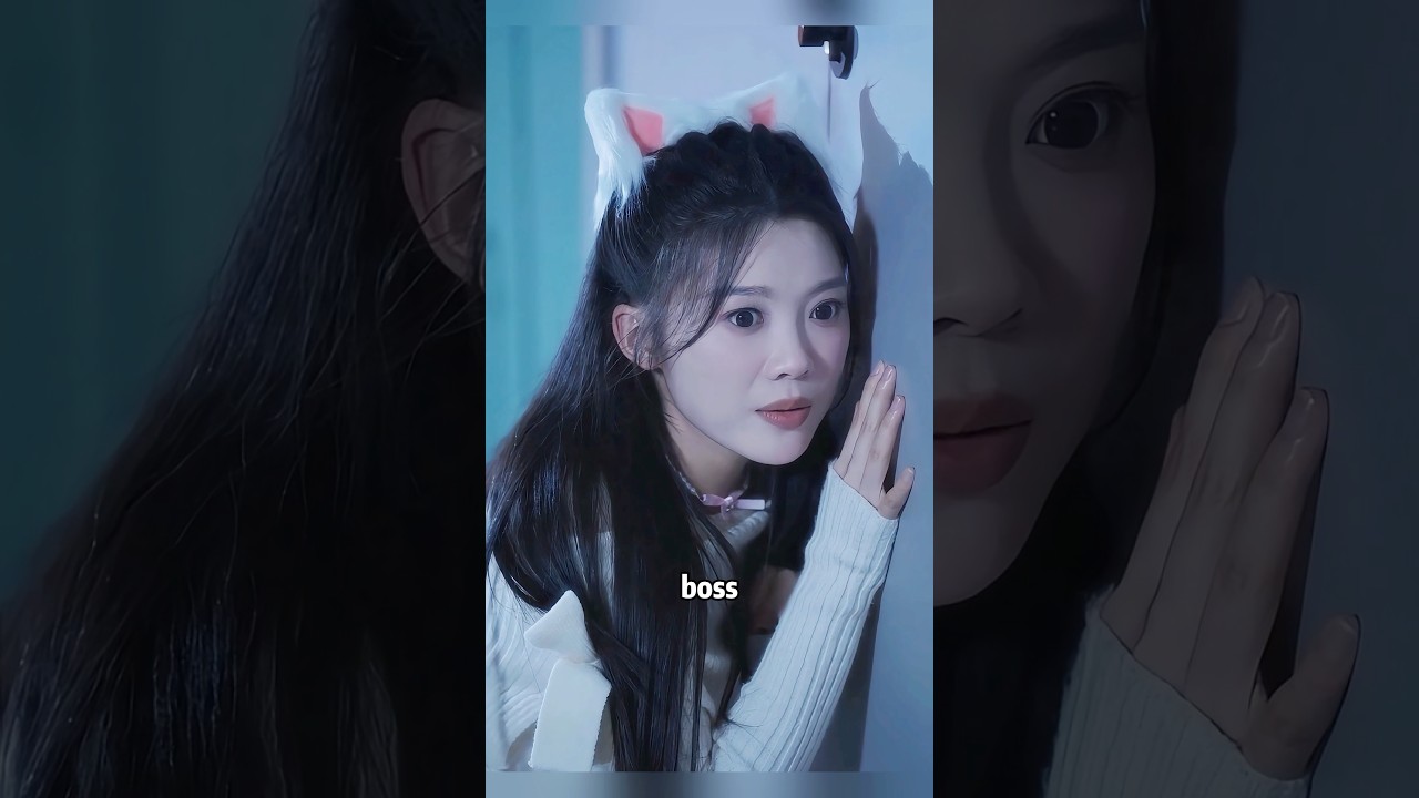 The girl turns into a cat every day at 7 PM.#shorts #movie #drama #foryou #film #love #cat