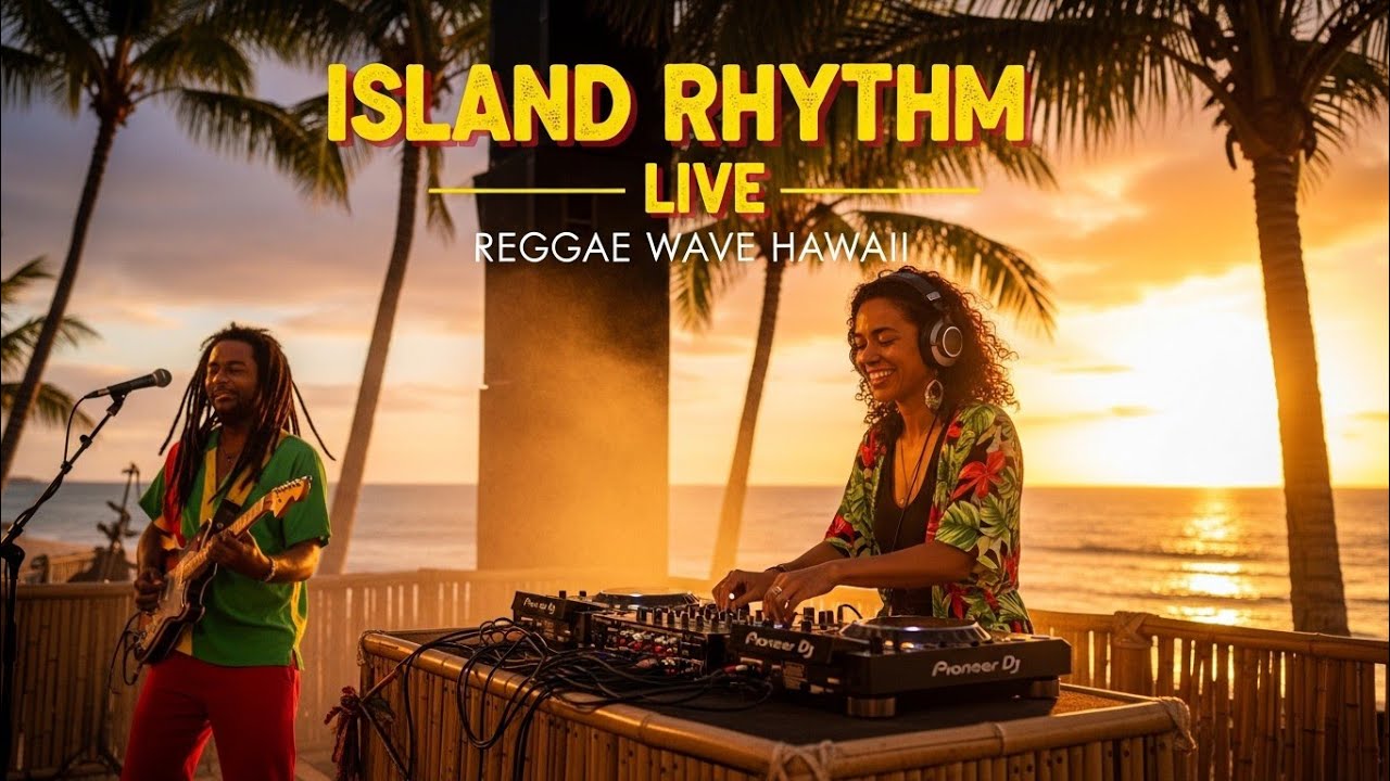 Island Rhythm Live &mdash; DJ Girl & Band Bring Aloha Energy #reggaewavehawaii 