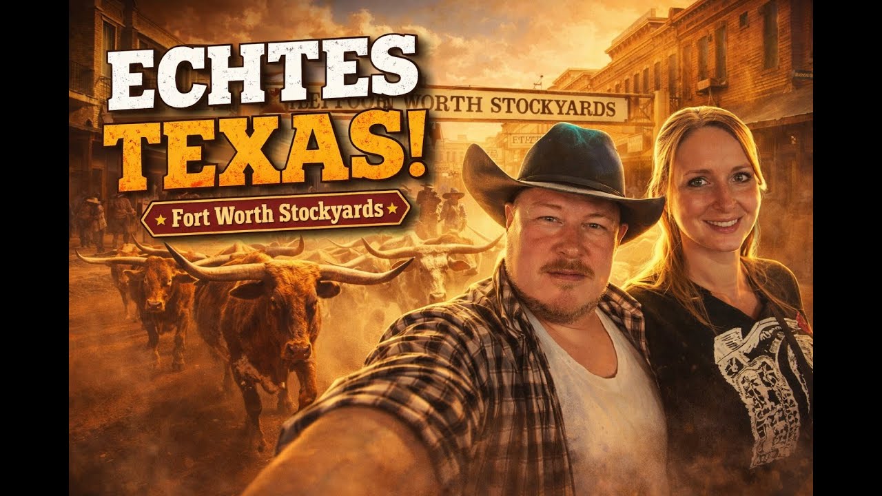 Texas Roadtrip 2025 - Echtes Texas in den Stockyards!