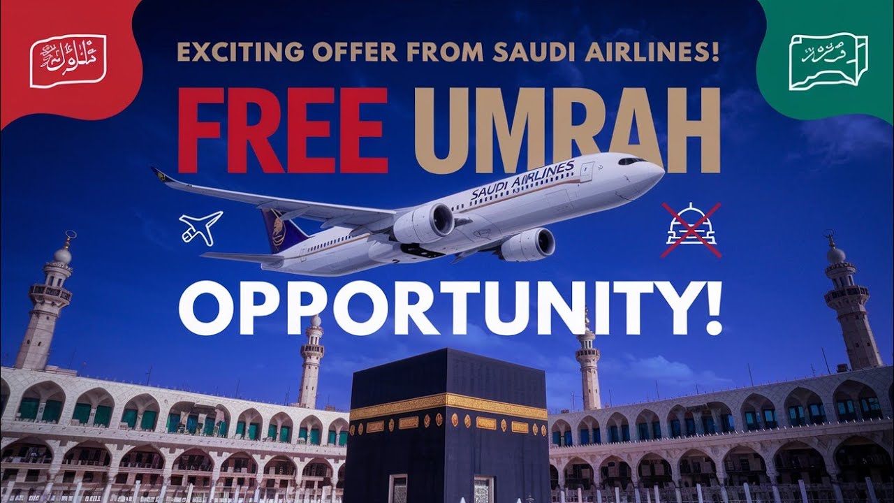 Saudi Airline Free Visa on Ticket for Umrah | Transit Visa | Free Umrah | Saudi Arabia