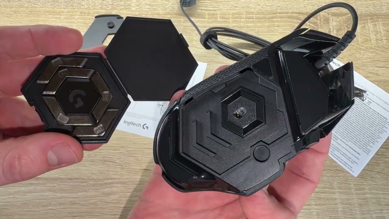 Logitech G502 Hero High Performance Wired Gaming Mouse, 25K Sensor, 25k DPI Unboxing & instructions