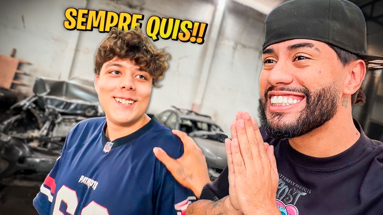 MEU IRMÃO SEMPRE QUIS ISSO… ENTÃO EU FUI LÁ E FIZ! 😳🔥 (OLHA A REAÇÃO)