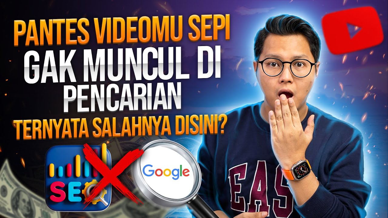 Pantes Videomu Sepi Penonton, Gak Muncul Di Pencarian Youtube? Ternyata Salahnya Disini!