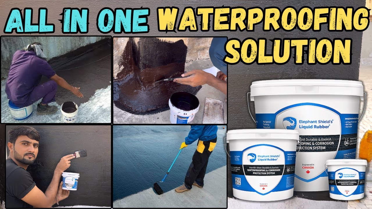 Elephant shield Liquid Rubber - Best Waterproofing Treatment | Damp proofing