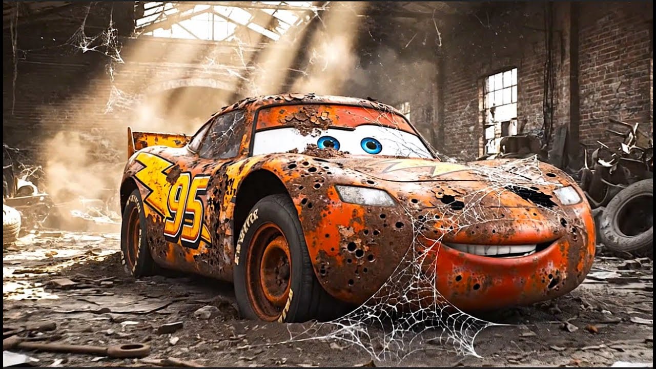 POV ASMR Restoration | Broken Lightning McQueen Rebuilt from Scratch