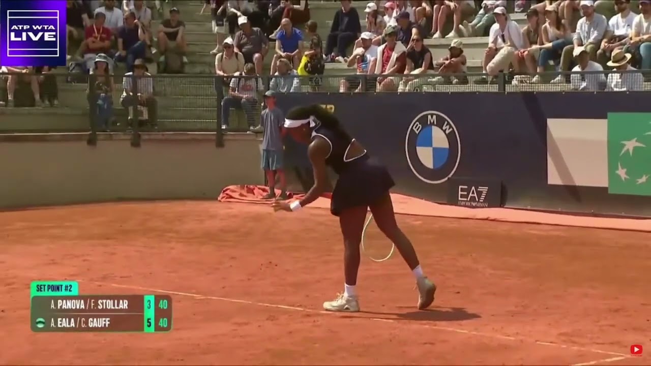 Highlights: Alex Eala - Coco Gauff VS Alexandra Panova - Fanny Stollar at the Italian Open Doubles.