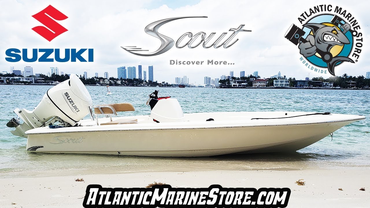17' Scout 177 Sport Repowered with a 115HP Suzuki - Atlantic Marine