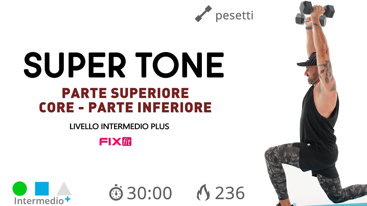 Super Tone Workout: Allenamento Completo Per Tonificare Il Corpo Senza Salti