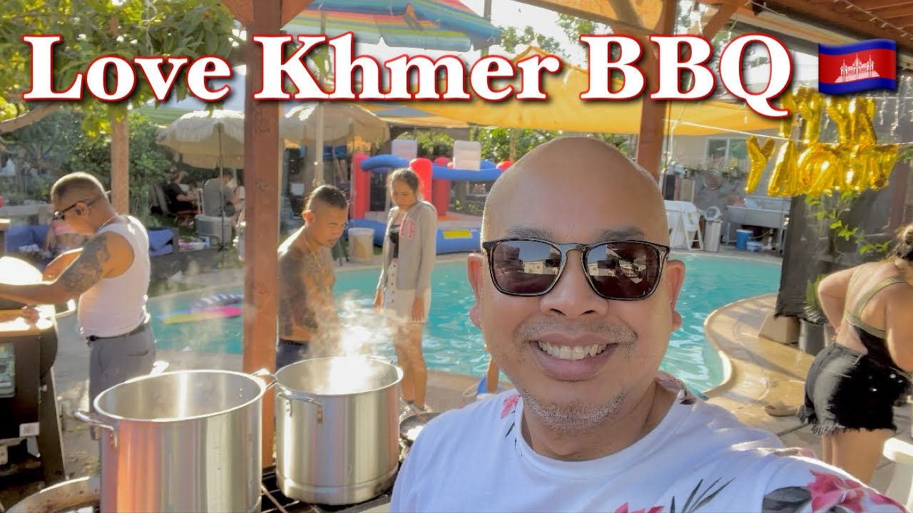 Best khmer food at a pool party