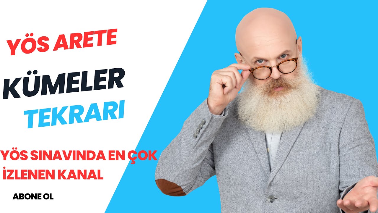 YÖS SINAVI | YÖS MATEMATİK - 1 | KÜMELER SORU ÇÖZÜMÜ | (YÖS 2024)