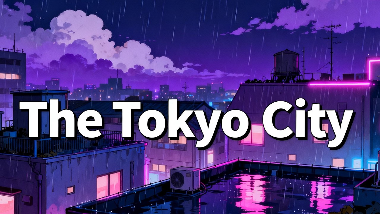 Tokyo Night Rain 🌙 Chill Lofi for Deep Focus | 深夜BGM
