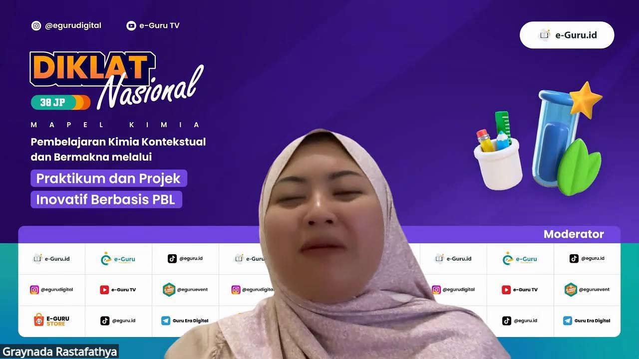 #3 Diklat Pembelajaran Kimia Kontekstual dan Bermakna melalui Praktikum dan Projek Berbasis PBL
