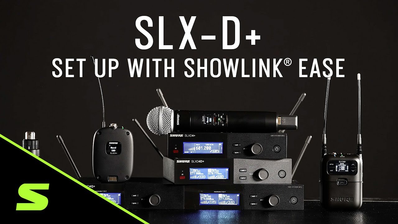 SLX-D+: Простая настройка с помощью ShowLink®