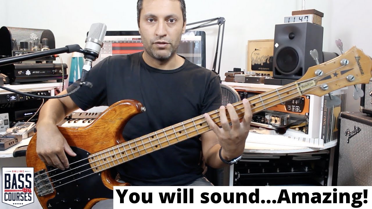 Play A Slow Blues - Easy Bass Guitar Tutorial