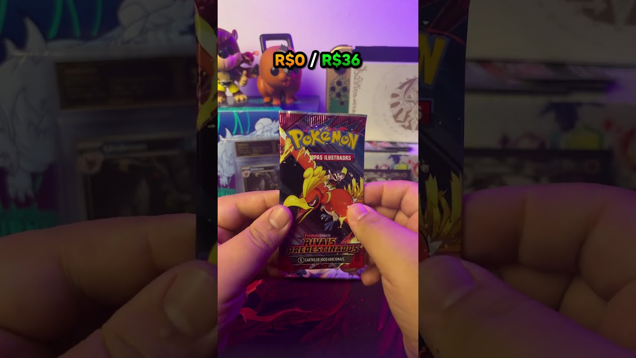 Preju&iacute;zo do Dia EP 61: Unboxing de 3 pacotinhos da nova cole&ccedil;&atilde;o de Pokemon Rivais Predestinados!