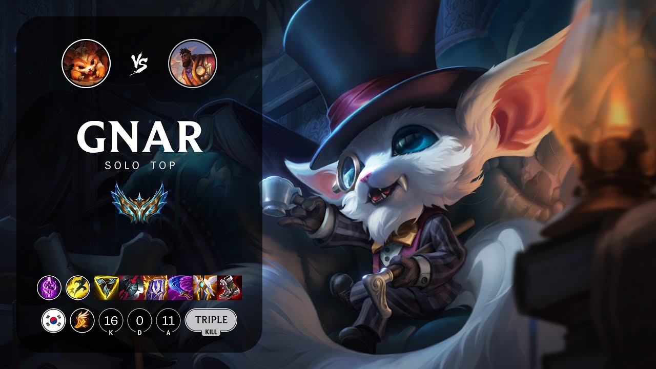 Gnar Top vs K'Sante - KR Challenger Patch 14.3