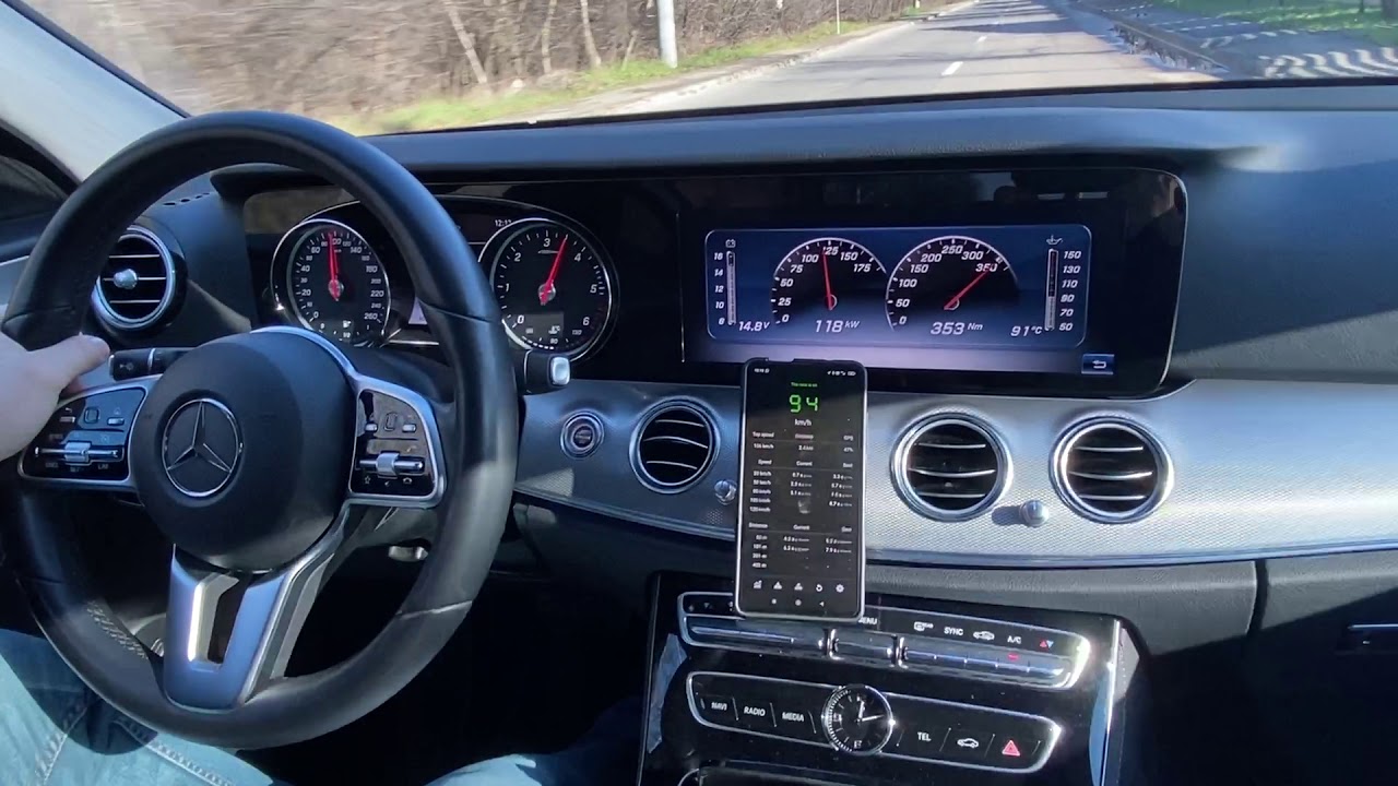 Mercedes W213 E200 Diesel 1.6 160hp - 0-100 - 7.8 Sec Stage 1 acceleration ARP TUNING