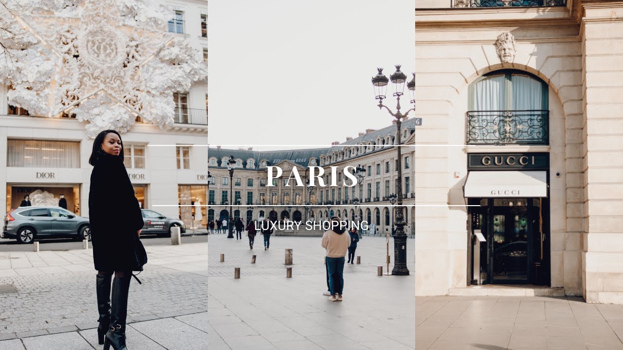 COME LUXURY SHOPPING WITH ME IN PARIS | AVENUE MONTAIGNE | DIOR, GUCCI, SAINT LAURENT