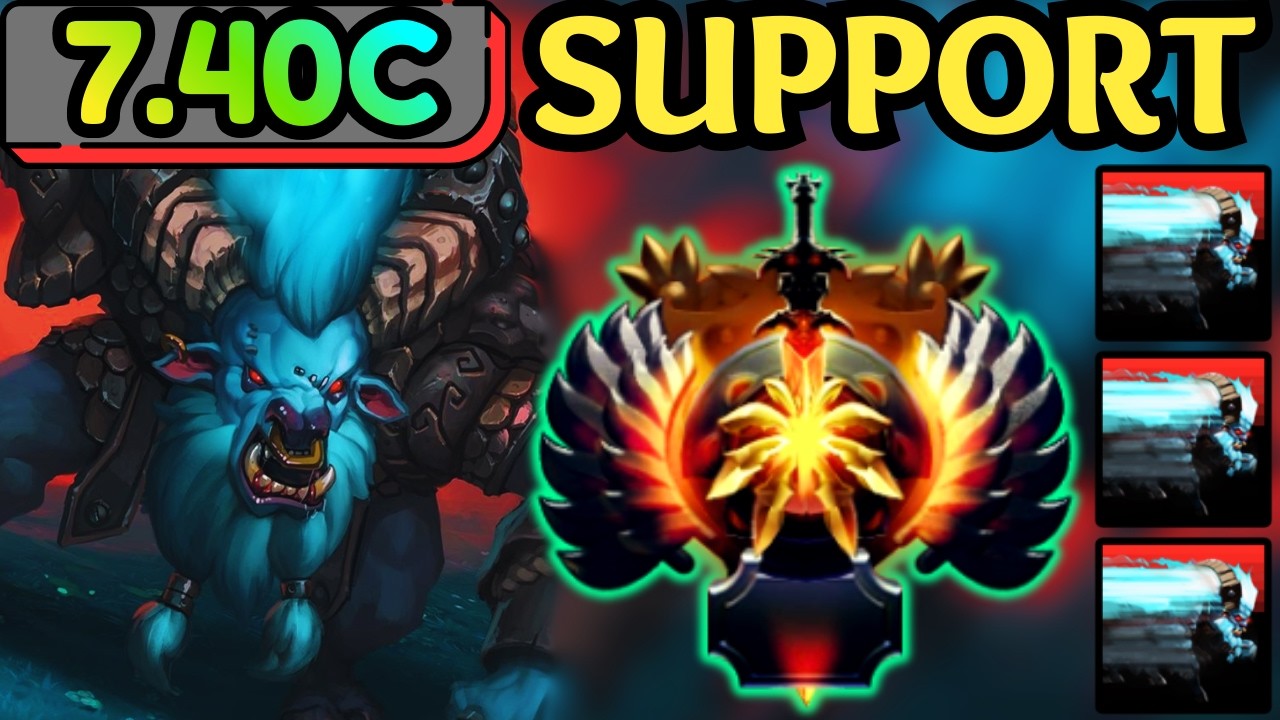 🔥 SPIRIT BREAKER SUPPORT — RUN THEM DOWN EVERYWHERE 🔥 DOTA 2