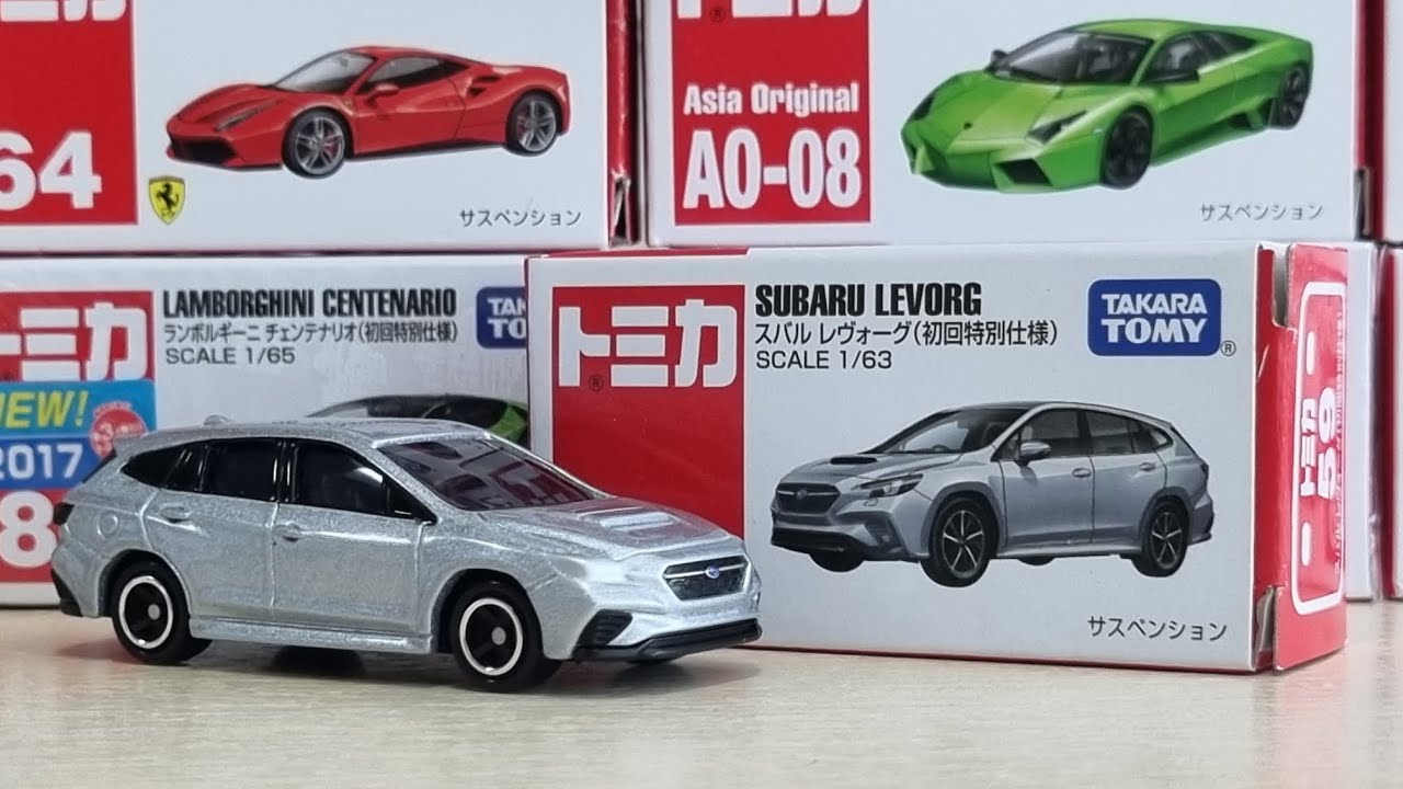 Tomica No.59 Subaru Levorg first edition unboxing | トミカNo.59 スバル・レボルグ・アンボクシング