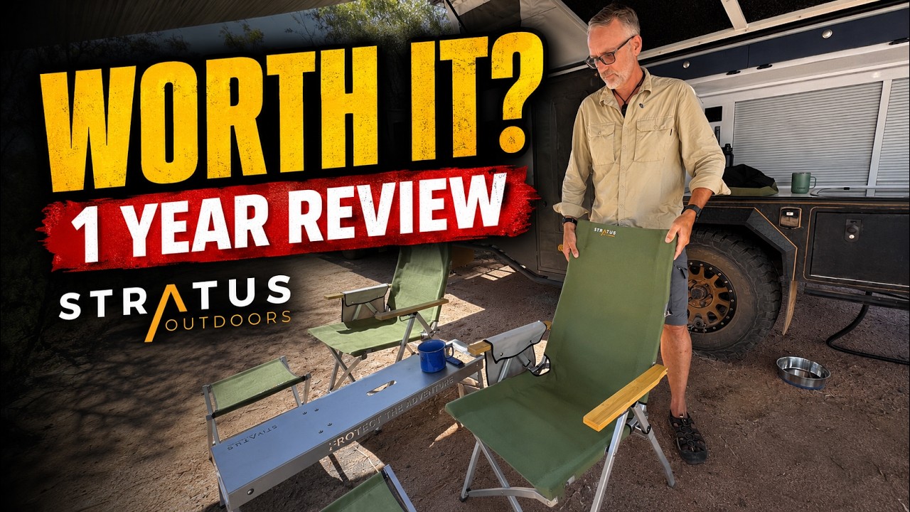 Stratus All Day Camping Chairs & Camp Stool Review | 1 Year of Real Use |Off Grid Camping