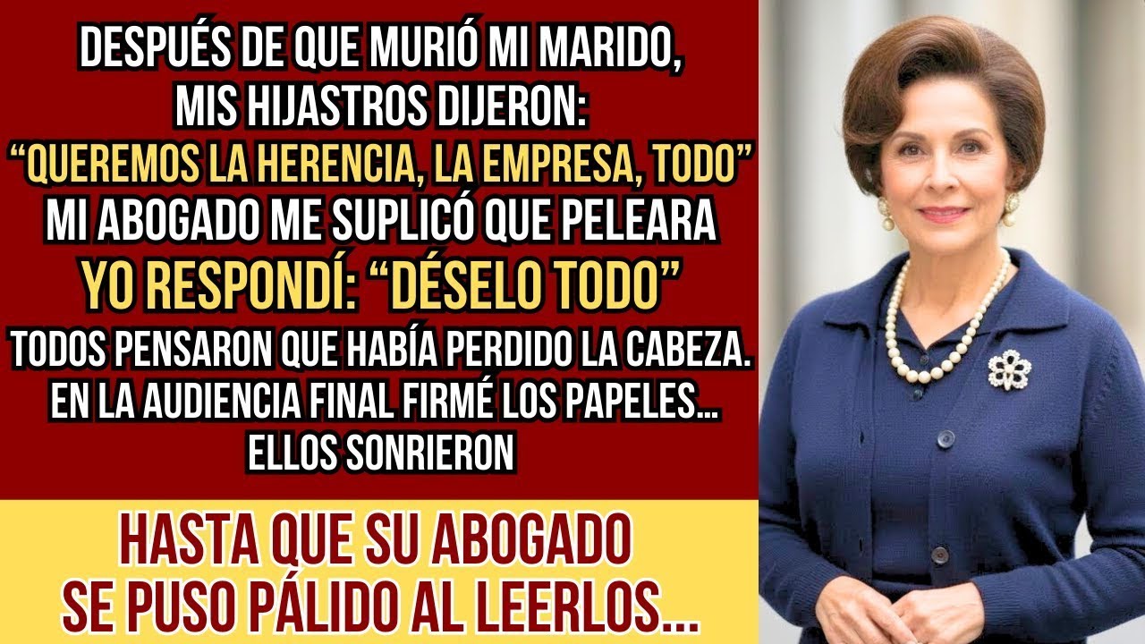 HISTORIAS REALES  Después de que murió mi marido, mis hijastros se quedaron con todo… hasta que