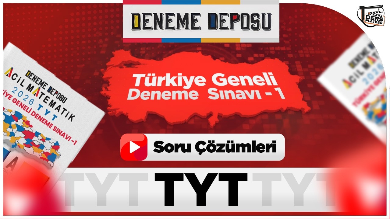 Acil Yayınları Deneme Deposu T&uuml;rkiye Geneli TYT Deneme Sınavı Soru &Ccedil;&ouml;z&uuml;m&uuml;