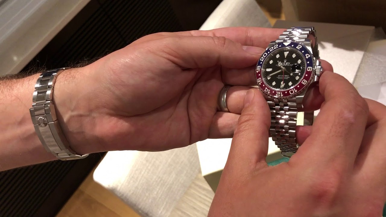 126710 Rolex GMT Master II BLRO Pepsi Unboxing