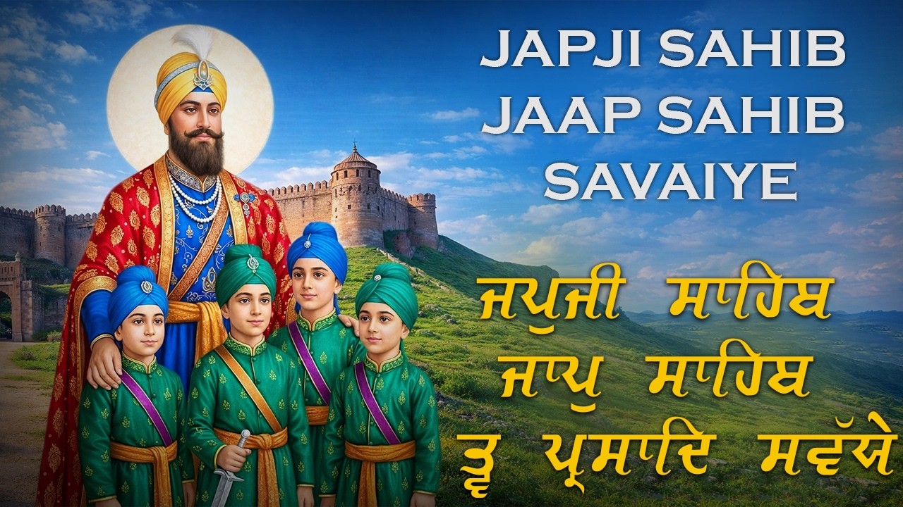 17-02-2026 Japji Sahib \\ Jaap Sahib \\ Savaiye  \\ Japji Sahib \\ New Nitnam 3 Bani Paath Morning