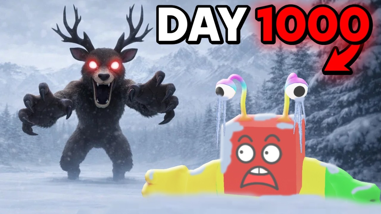 I Attempted 1000 DAYS in the Most Dangerous Biome