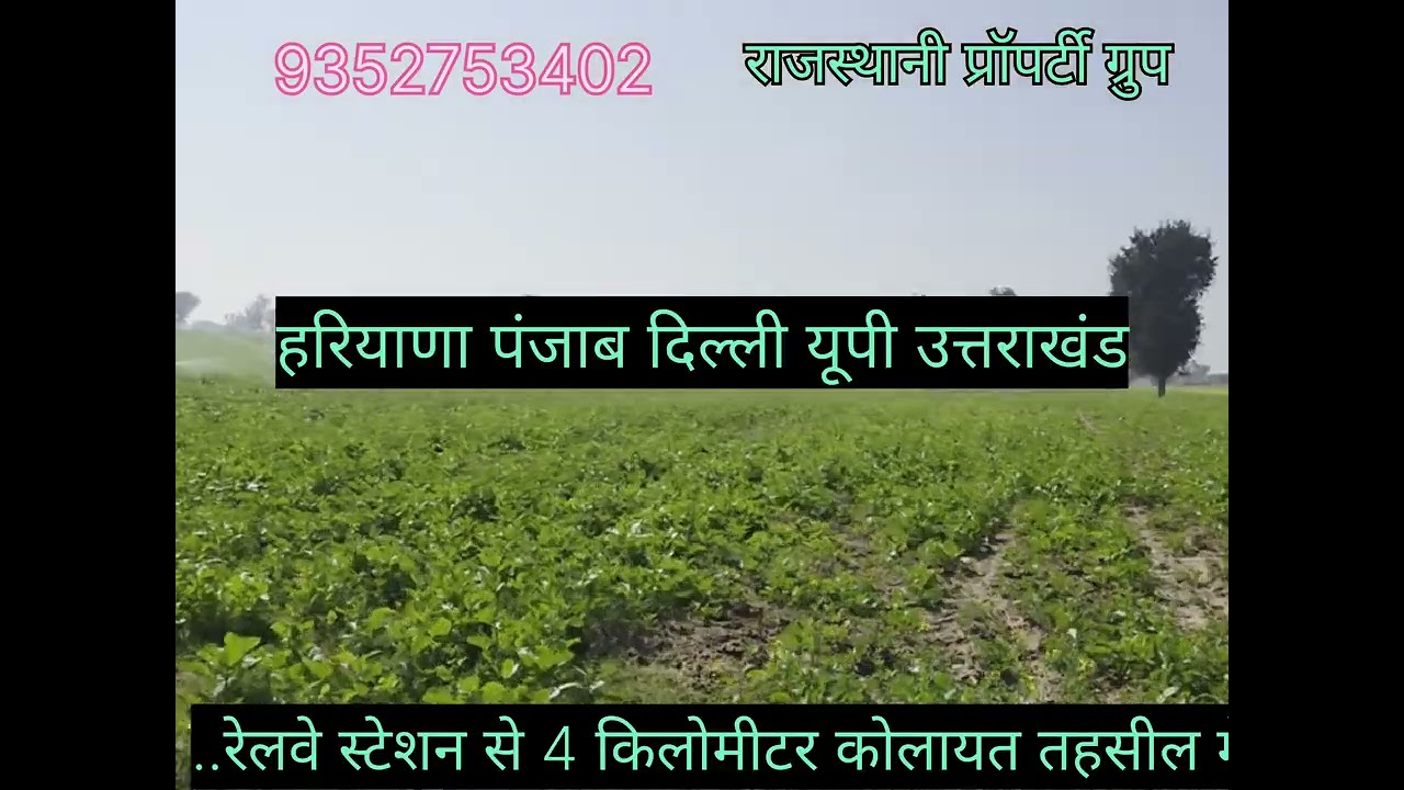 रेलवे स्टेशन से चार किलोमीटर बिलकुल मीठा पानी ओपन रजिस्ट्री हरियाणा पंजाब दिल्ली यूपी