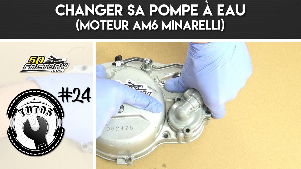 TUTO #24 - CHANGER SA POMPE A EAU (AM6 MINARELLI)