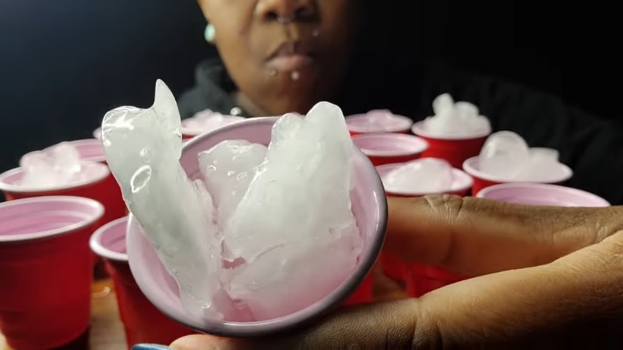 VARIETY OF ICE SHOTS | REQ | #iceeating #asmr #asmrice