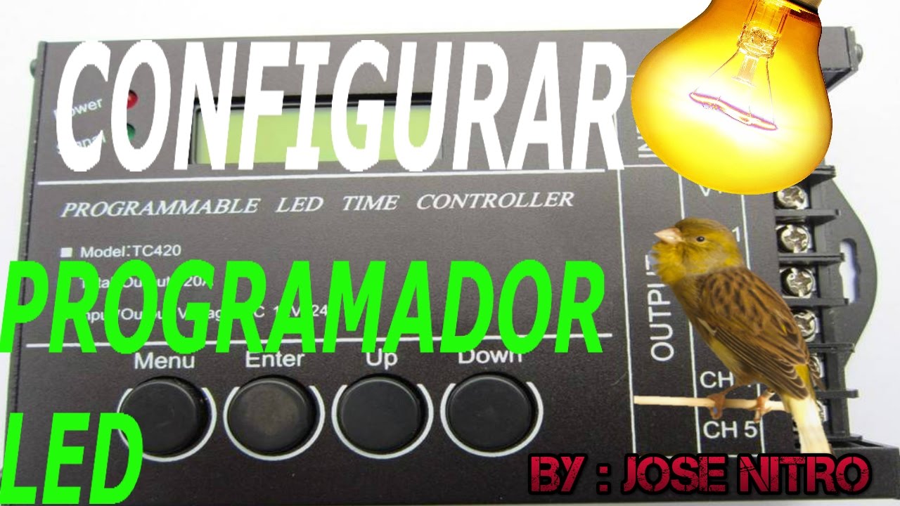 CONFIGURAR PROGRAMADOR LED