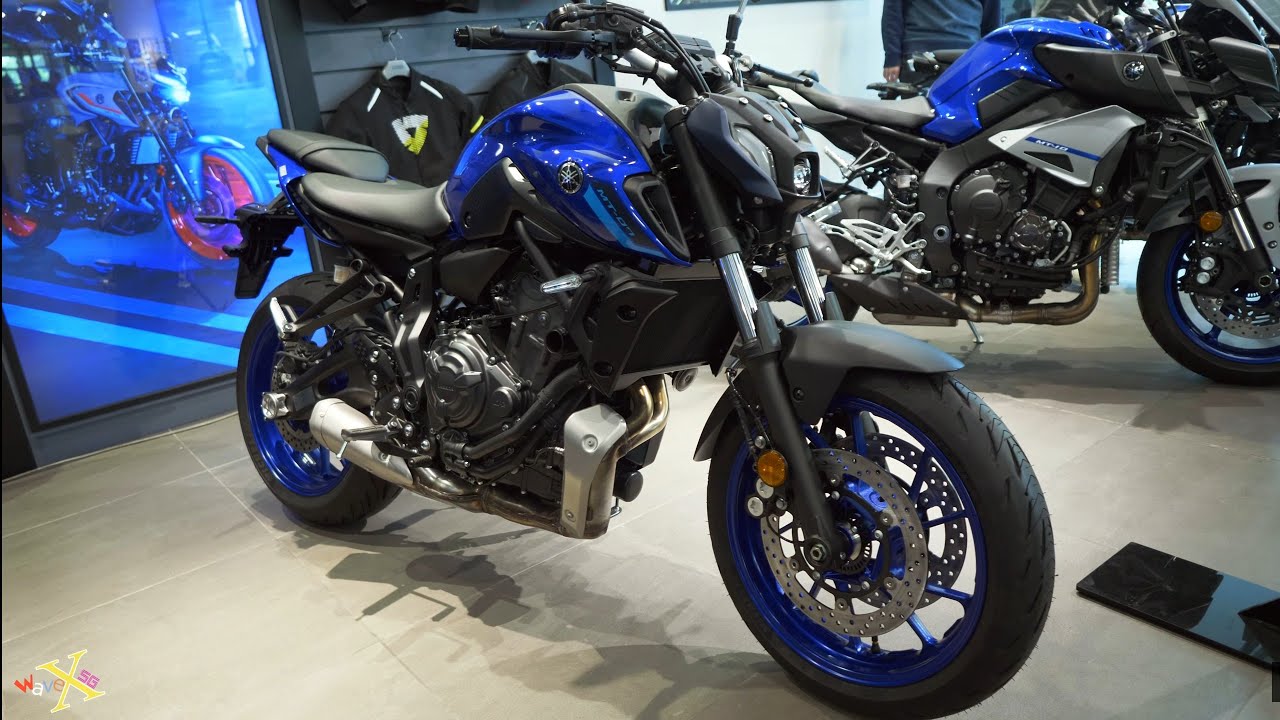 Yamaha MT-07 màu mới 2022 - Blue GP - Walkaround [4K60P]