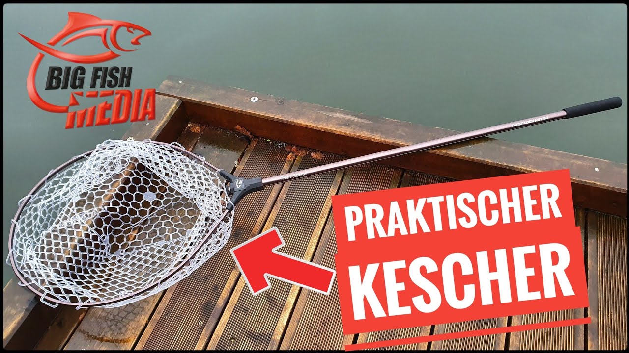 Unboxing & Gewinnen: Praktischer Kescher – Trout Master Twist Lock Rubber Net