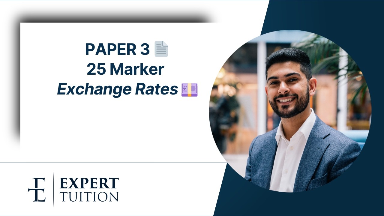 Экономика A-Level: обменные курсы, задание на 25 баллов (Paper 3) 🔥